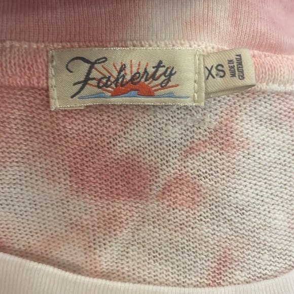 NWOT FAHERTY DIDION TIE DYE T-SHIRT Size XS - Picture 6 of 9